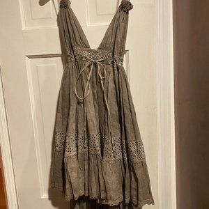 Sunday St Tropez Dress  - olive green